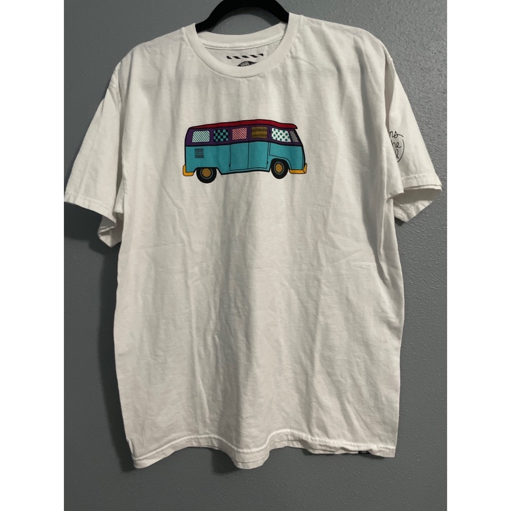 VANS tee with VW bus on the front
